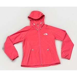 The North Face Pink Shell Apex Hooded Jacket  Women XS Outdoor Quality